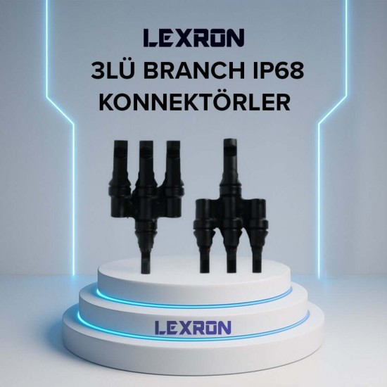 Lexron 3'lü Branch lexron-3lu-branch-solar-panel-konnektoru